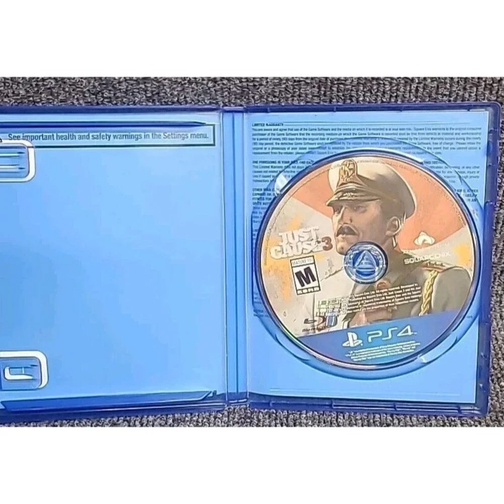 PS4 Just Cause 3 - (Sony PlayStation 4, 2015) Video game Tested